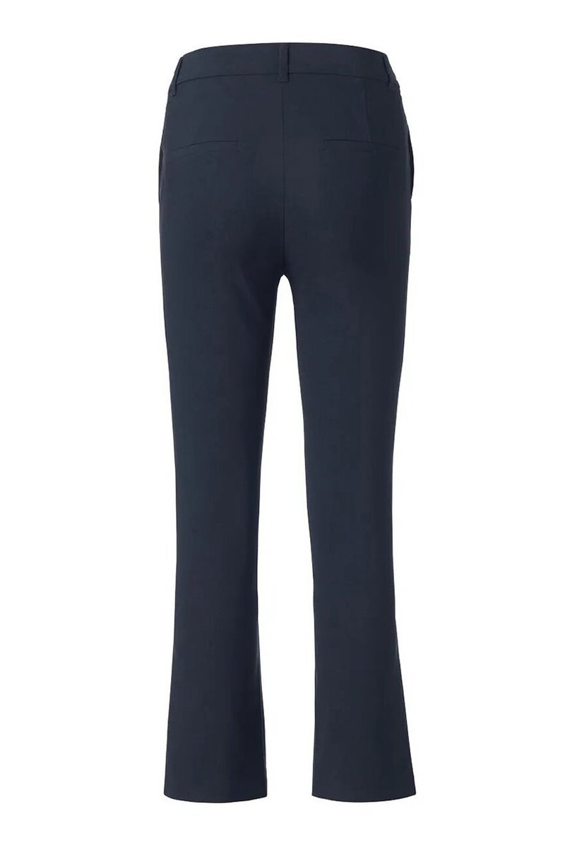 Tchibo Women Plain Dress Pants, Navy Blue - Image 3